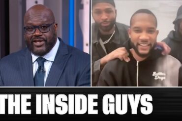 Evan Mobley's Cavs Teammates Crashed His Interview After He Won #KiaDPOY 😆👏 | NBA on TNT