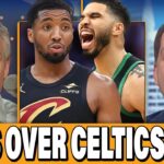 Chris Broussard & Colin Cowherd DEBATE Celtics or Cavaliers to win East in NBA Playoffs | THE HERD