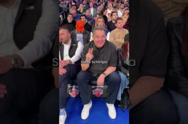 look at all the friends courtside at the garden 👀 #knicks #nba #basketballshorts #celebrities