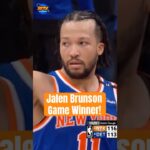 JALEN BRUNSON SENDS THE PISTONS HOME! 😱🔥 #shorts