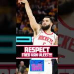 Fred VanVleet became a Rockets LEGEND in game 6 #FredVanVleet #HoustonRockets #Rockets