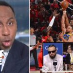 FIRST TAKE | "Dillon Brooks is disgusting" - Stephen A. on Rockets take aim at Curry's injured thumb