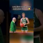 Larry Bird couldn’t even miss on purpose 😂 #celtics #nba