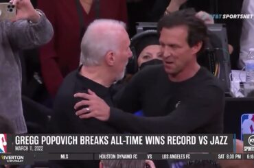 Top Moments Between Utah Jazz And Gregg Popovich, San Antonio Spurs