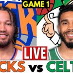 New York Knicks vs Boston Celtics Game 1 Live Play-By-Play & Scoreboard