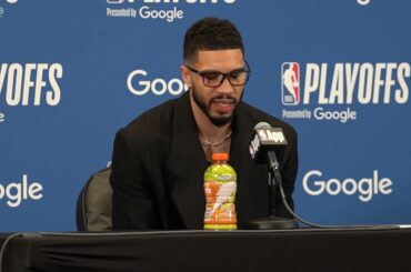 Jayson Tatum on Game 1 Loss | Celtics Knicks Postgame Interview