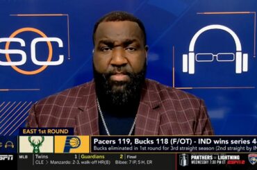 Pacers are LEGIT contenders - Kendrick Perkins on Haliburton shutdown Giannis & Bucks Game 5 119-118