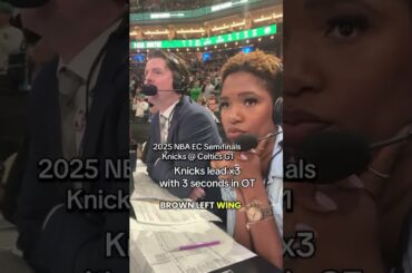 The Knicks had Monica McNutt fired up 💥 🙌 #shorts