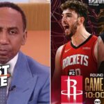 FIRST TAKE | Stephen A. Smith predicts to Warriors vs Rockets Game 6: Steph Curry close it at home?