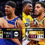 Which 20-PT Comeback Was Crazier - Knicks or Pacer? 👀