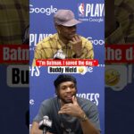 Buddy was Batman after Steph’s injury 🤣