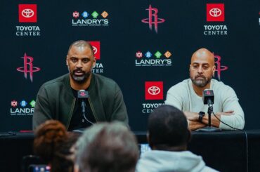 Ime Udoka and Rafael Stone End-of-Season Media Availability | Houston Rockets