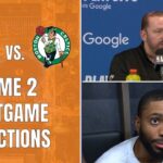 Knicks Postgame Reaction To Game 2 Win In Boston | New York Knicks
