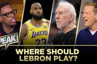 Ric says LeBron should join Knicks or Mavs, Paul thinks JJ dissed Luka & Popovich steps down | SPEAK