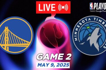 NBA LIVE! Golden State Warriors vs Minnesota Timberwolves Game 2 May 9, 2025 | NBA Playoffs Live 2K