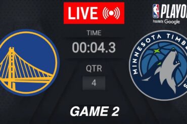 NBA LIVE! Golden State Warriors vs Minnesota Timberwolves | May 9, 2025 | Game 2 NBA Playoffs Live