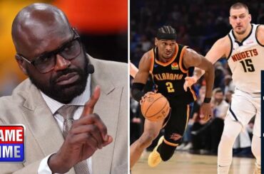 NBA GameTime reacts to Denver Nuggets beat Oklahoma City Thunder 121-119 in Gm 1; Jokic outplay SGA