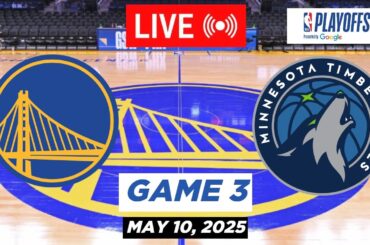 NBA LIVE! Golden State Warriors vs Minnesota Timberwolves Game 3 May 10, 2025 | NBA Playoffs Live 2K