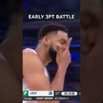 KAT and Jaylen Brown trade threes in Game 3