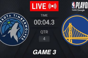 NBA LIVE! Golden State Warriors vs Minnesota Timberwolves | May 11, 2025 | Game 3 NBA Playoffs Live
