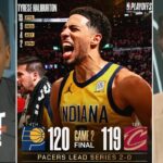 FIRST TAKE | Pacers going to NBA Finals - Stephen A. on Haliburton's CLUTCH 3 to beat Cavs in Game 2
