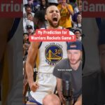 The Script for Warriors Rockets Game 7 🔮