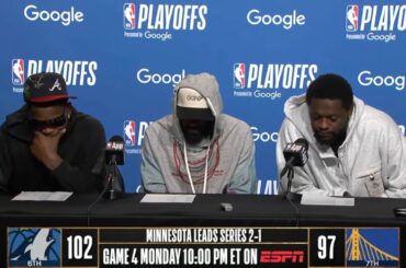 Golden State Warriors and Minnesota Timberwolves | 2025 NBA Playoffs Game 3 Post Game Interviews