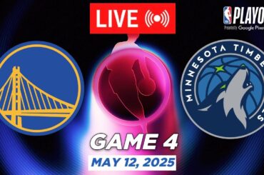 NBA LIVE! Golden State Warriors vs Minnesota Timberwolves Game 4 May 12, 2025 | NBA Playoffs Live 2K