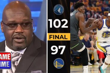 NBA GameTime reacts to Timberwolves beat Warriors 102-97 in Game 3; Ant-Man: 36 Pts, Butler: 33 Pts
