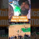 Knicks Fans went CRAZY after winning Game 2 against the Celtics! #shorts