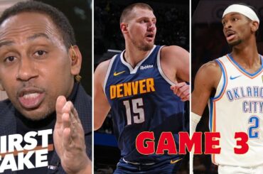 FIRST TAKE | Stephen A. BOLD-predict to Thunder vs. Nuggets Game 3: "SGA or Jokic will WIN tonight?"
