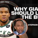 Stephen A. POINTS OUT why Giannis should LEAVE the Bucks 👀 ‘There's nothing there!’ | First Take