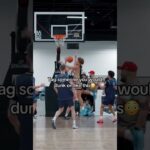 Send this to someone you would dunk on like this … 😳 #basketball #fyp #viralvideo