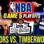 WARRIORS vs TIMBERWOLVES GAME 5 |NBA LIVE Play-By-Play Reaction