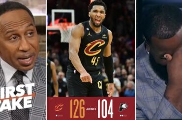FIRST TAKE | Cavs in 6! - Stephen A. roasts Perk after Donovan Mitchell DESTROY Hali & Pacers in Gm3