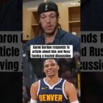 Aaron Gordon defends Russell Westbrook 🤝