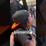 Knicks gov. gave this fan a playoff game ball 💙🧡 (via hippieblanco/TT)