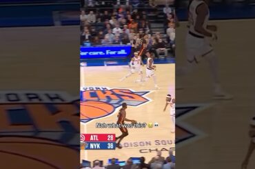 #nba2025 Throwback to funny sequence at Hawks at Knicks, Feb 2025 #asmr #nba #hushswish