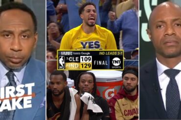 FIRST TAKE | This series is OVER! - Stephen A. on Pacers routs Cavaliers in Game 4 without Mitchell