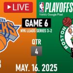Boston Celtics vs New York Knicks LIVE GAME 6 | May 16, 2025 | NBA PLAYOFFS GAME 6 | NBA LIVE 2K25