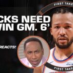 'I'm NERVOUS, the Knicks have got to win TONIGHT' 🗣️👀 Stephen A. talks BOS-NYK Game 6 | First Take