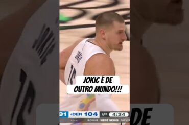 Esse passe do Jokic é de OUTRO MUNDO 🃏 #NBA #shorts #NBAPlayoffs