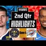 Denver Nuggets vs. Oklahoma City Thunder Full Highlights 2nd Qtr P2 | May 15 | 2025 NBA Highlights