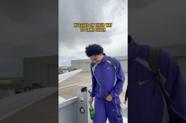 Here we come ✈️ #denvernuggets #nbaplayoffs #basketball #game7 #nba #sports #shorts