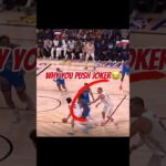 Jamal Murray approve the referee after the play he does