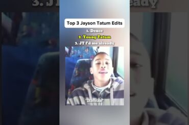 Top 3 Jayson Tatum Edits 🍀 #nba #basketball