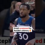 The disrespect! Steph unamused by Julius Randle! 😱😱😱 #nbaplayoffs