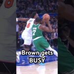 JB with the TOUGH bucket at the end of the 1ST QTR