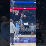 The Dirty Dancing dunk😂 #JaMorant #Memphis #Grizzlies #Basketball #NBA #Hoops #Pregame #Dunk #Funny
