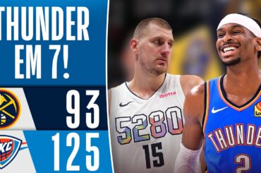OKC DOMINA os NUGGETS no JOGO 7 e avança às FINAIS DE CONFERÊNCIA - MELHORES MOMENTOS